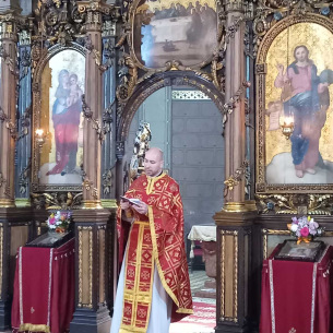 INTERVJU: JEREJ STEFAN NEDIĆ, SVEŠTENOSLUŽITELj U SABORNOM HRAMU SVETOG VELIKOMUČENIKA DIMITRIJAVaskrs kao praznik duhovnog buđenja