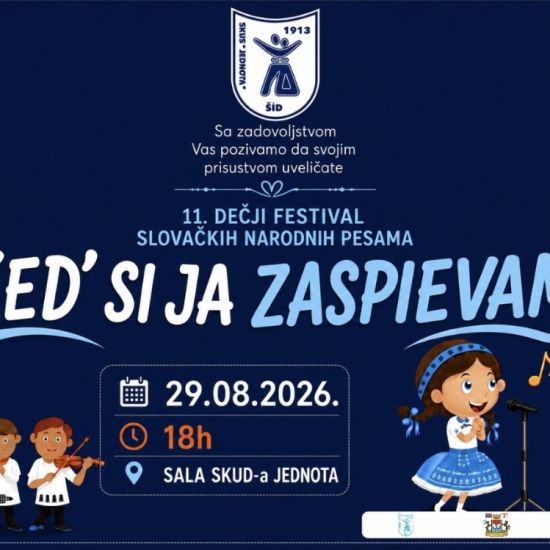 U ŠIDU 11. FESTIVAL „KED' SI JA ZASPIEVAM