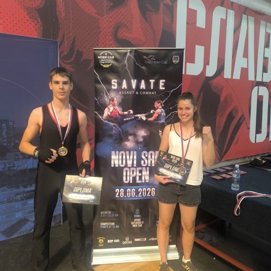 U NOVOM SADU ODRŽANA INTERNACIONALNA REVIJA U SAVATE BOKSUAnja Lukić i Petar Vukmir dostojni predstavnici Sremske Mitrovice