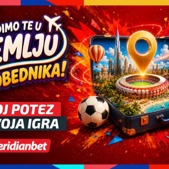 MUNDIJALSKO LUDILO: Dnevni fond od 500.000 dinara i putovanje u zemlju novog svetskog šampiona – NA KLIK OD TEBE!