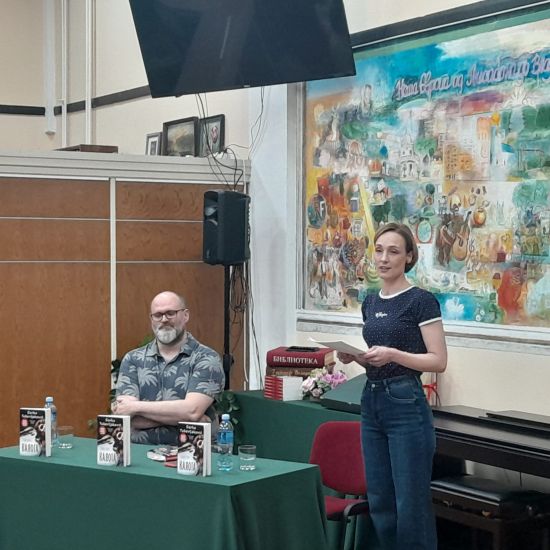 MITROVAČKA BIBLIOTEKAPredstavljen roman „Karota“ Darka Tuševljakovića