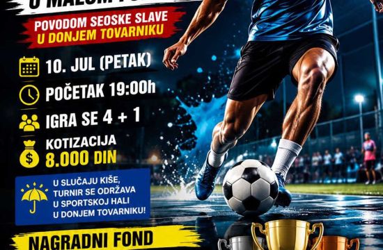 DONJI TOVARNIKPrijave za Noćni turnir u Donjem Tovarniku