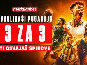 Finale Evrolige donosi spektakl – Meridian deli besplatne spinove za svaku trojku!