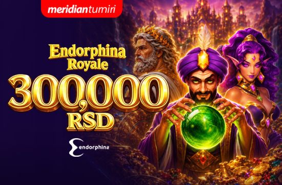Stigao je Endorfina Royal Turnir – Meridianbet ti donosi kraljevski izazov i 300.000 DINARA!
