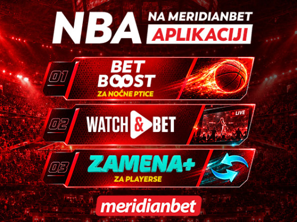 NBA SPEKTAKL POČINJE: NAJVEĆE KVOTE I SPECIJALI ČEKAJU TE U MERIDIANBET APLIKACIJI!