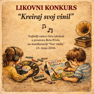 SREMSKA MITROVICALikovni konkurs „Noć vinila“