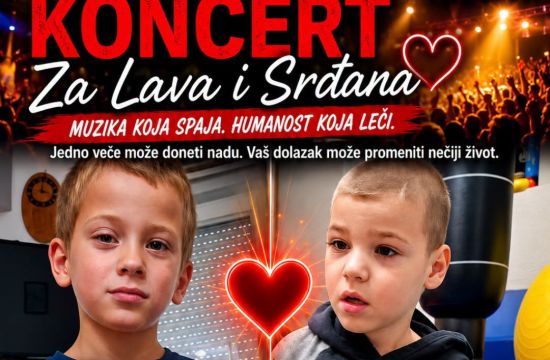 HUMANOST BEZ GRANICAHumanitarni koncert za lečenje dva dečaka bez publike! Pomoć stigla nakon objava na društvenim mrežama