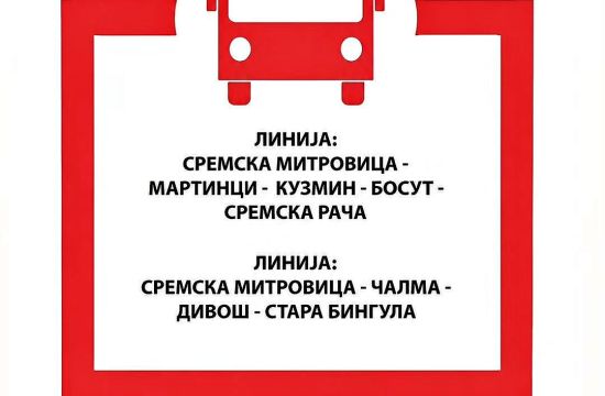 SREMSKA MITROVICAIzmeštanje autobuskog stajališta u Ulici Stari šor