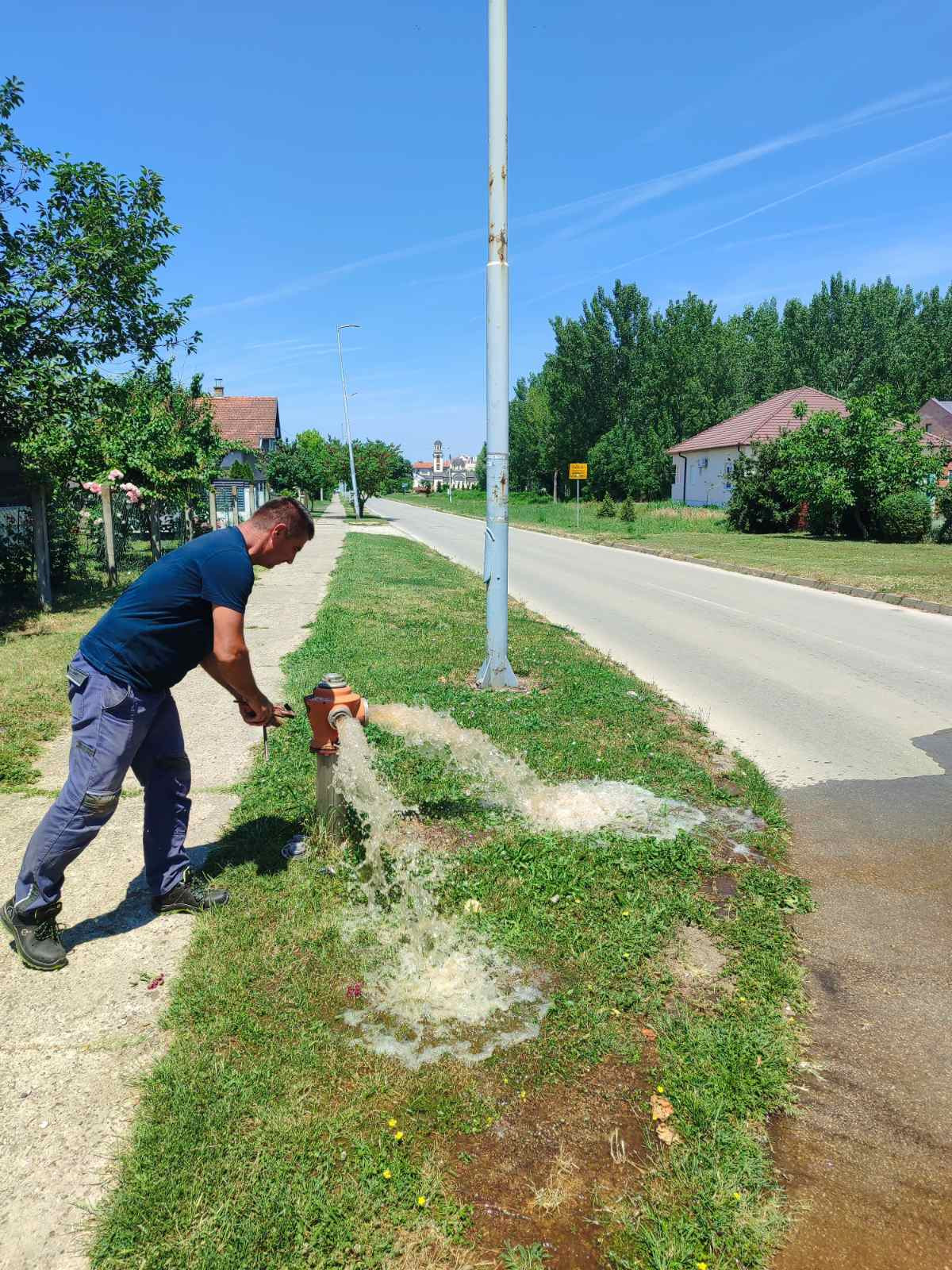 JKP „VODOVOD“ SREMSKA MITROVICAUspešno završeno ispiranje distributivne mreže