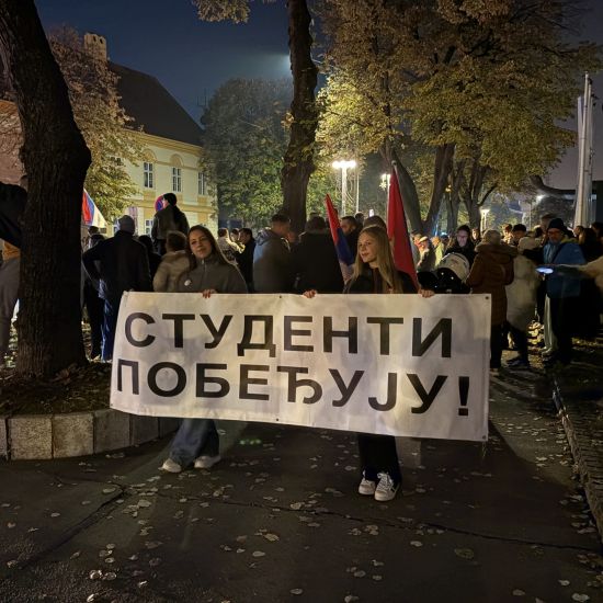 SRBIJANa parlamentarnim izborima pobedila „Studenska lista – studenti pobeđuju“