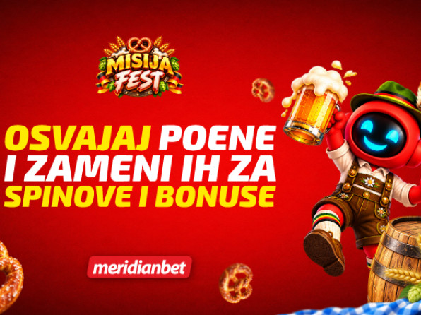 Oktobarfest donosi Misija fest: Osvajaj poene na popularnim igrama i osiguraj dodatne bonuse i spinove!