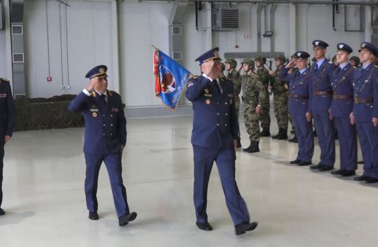 NA VOJNOM AERODROMU U BATAJNICIPukovnik Boško Šerbedžija novi komandant 204. vazduhoplovne brigade