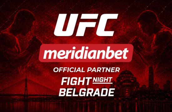 PIŠE SE ISTORIJA U ARENI: Meridianbet zvanični sponzor UFC Fight Night Belgrade!
