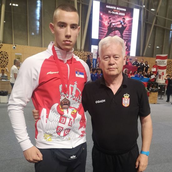 NOVI USPESI SAVATE BOKS KLUBA „RUMA“Bronza za Uroša Popovića