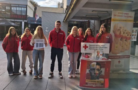 RUMACrveni krst obeležio Evropski dan borbe protiv trgovine ljudima