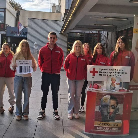 RUMACrveni krst obeležio Evropski dan borbe protiv trgovine ljudima