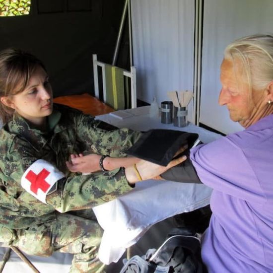 SVILOŠVojni lekar u selu 24. aprila